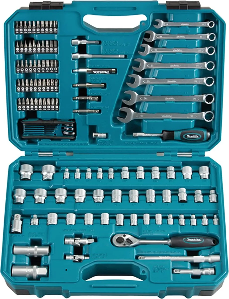 Makita E-06616 Gereedschapsset Universeel 120-delig