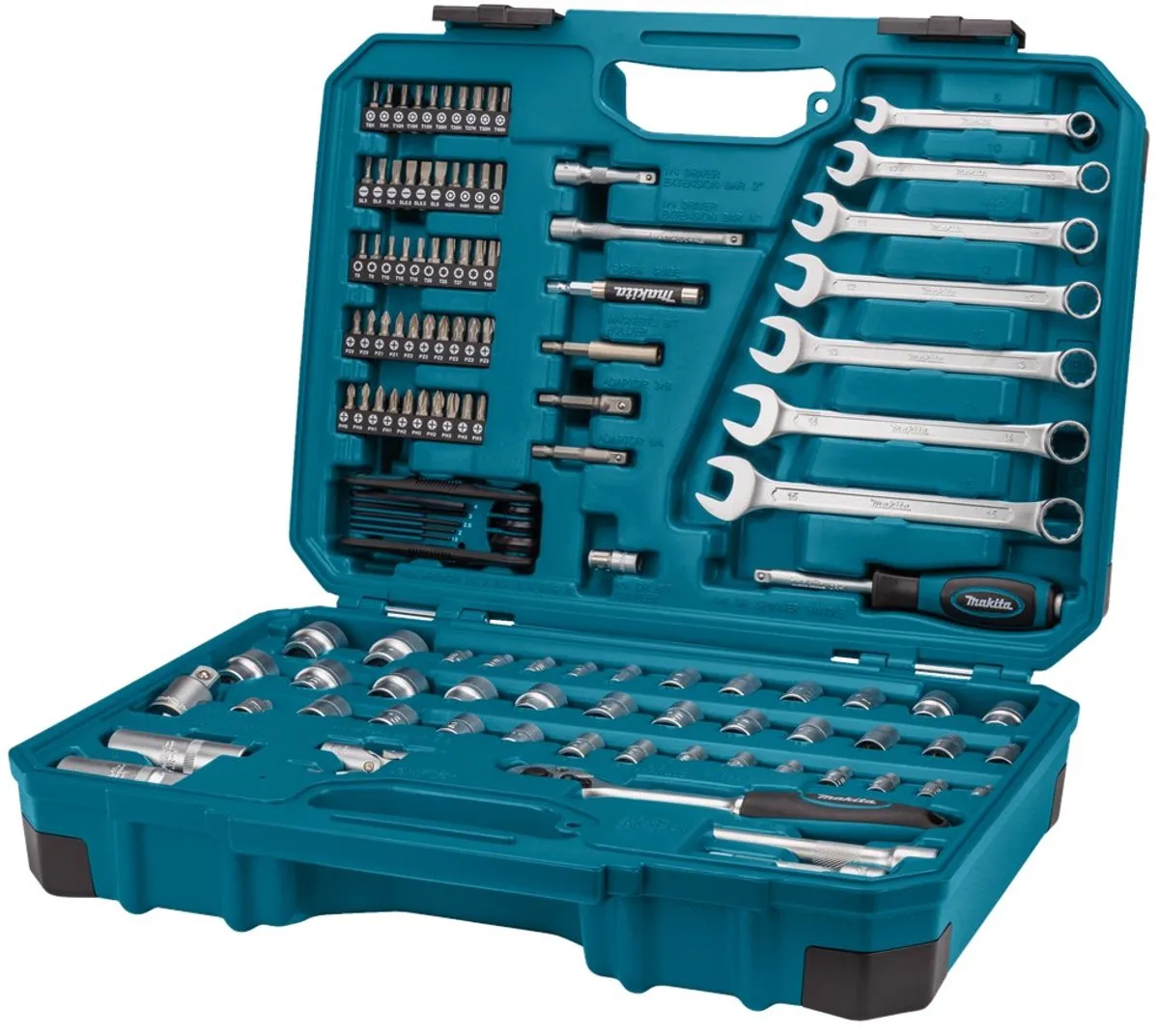 Makita E-06616 Gereedschapsset Universeel 120-delig - 50 bits + 48 doppen - afbeelding 6 van 6