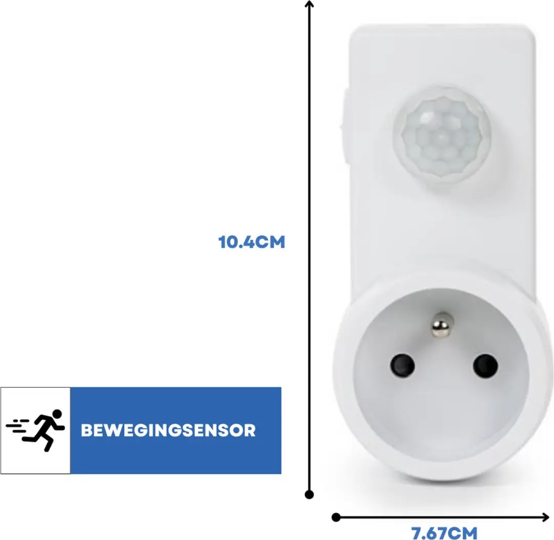 Perel Schemerschakelaar 160° Wit