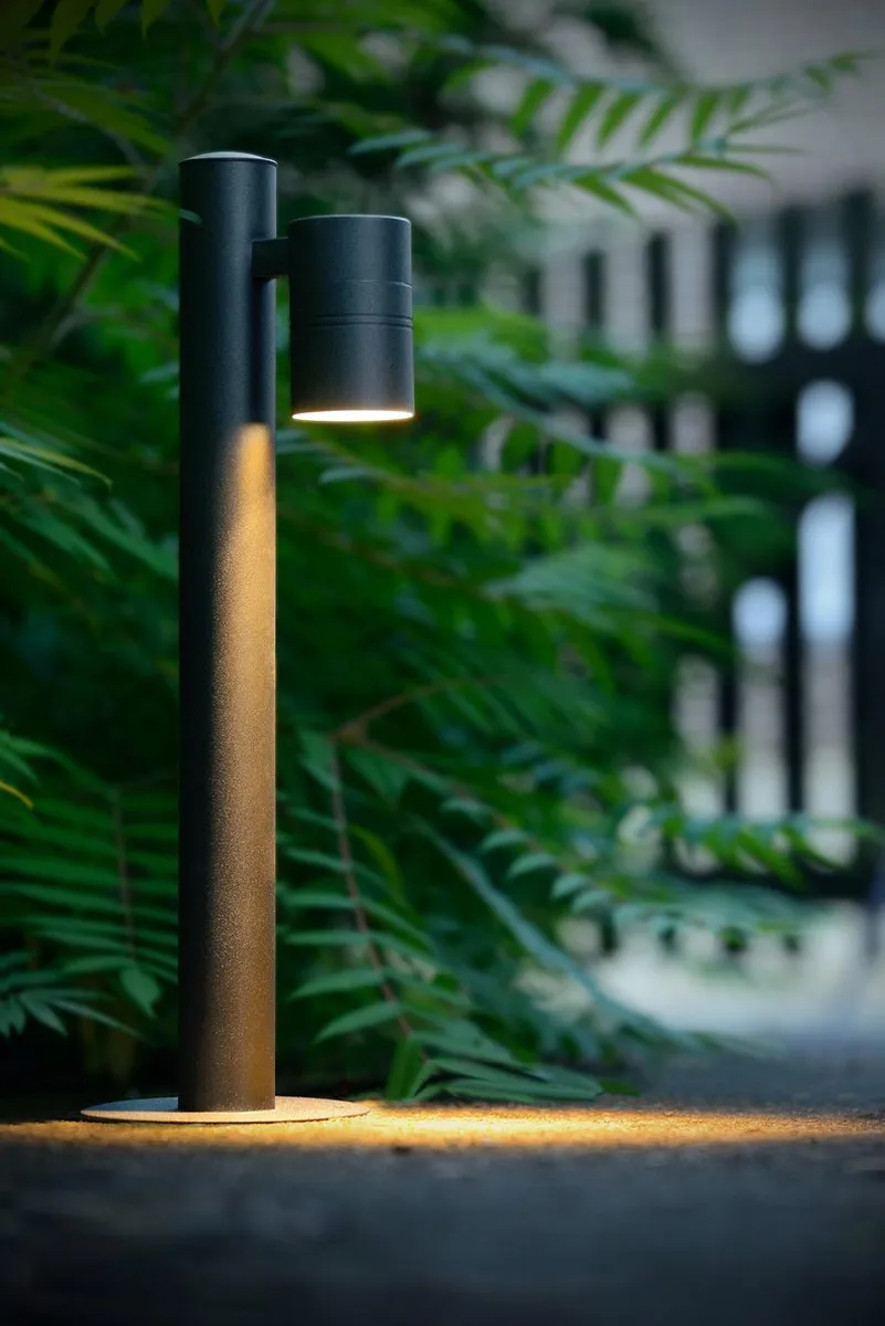 Lucide Arne LED Sokkellamp GU10 5W 2700K - Zwart