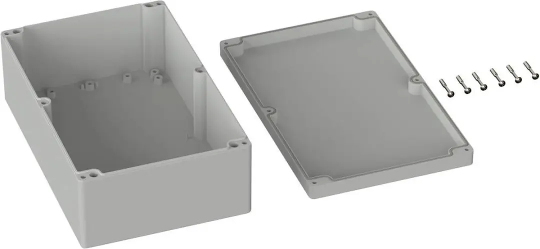 Tru Components TC-9065540 Outdoorbehuizing - 250x160x90mm Polycarbonaat Grijs-wit