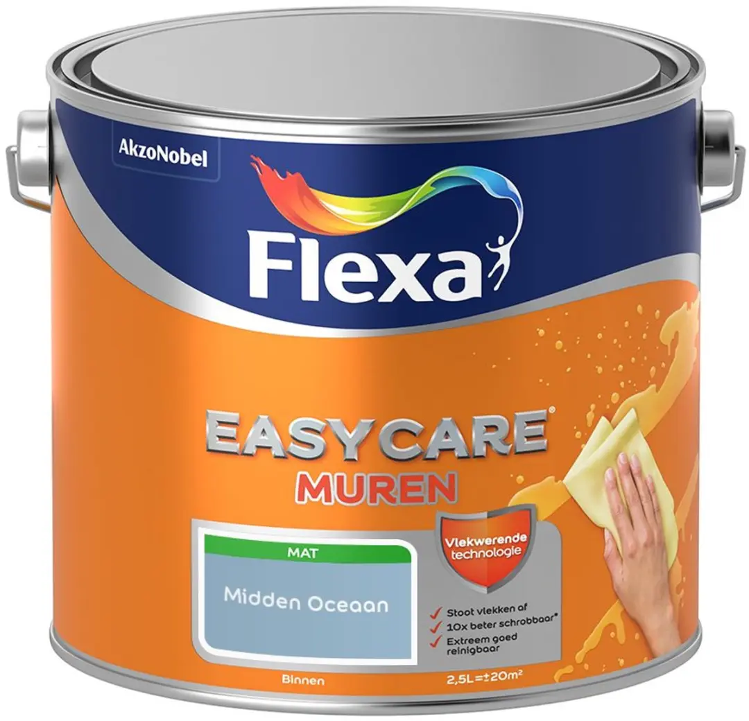 Flexa Easycare Muren Midden Oceaan Mengverf 2,5L