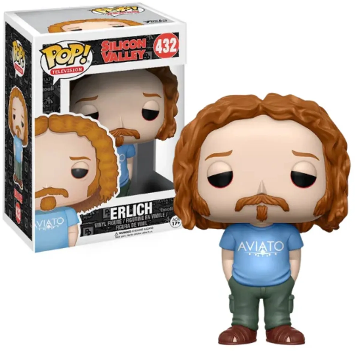 Funko Pop! Erlich #432 Silicon Valley Verzamelfiguur - Multi