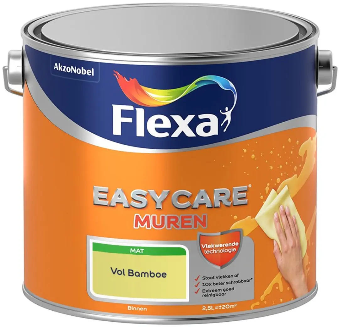Flexa Easycare Muren Vol Bamboe Mengverf 2,5L