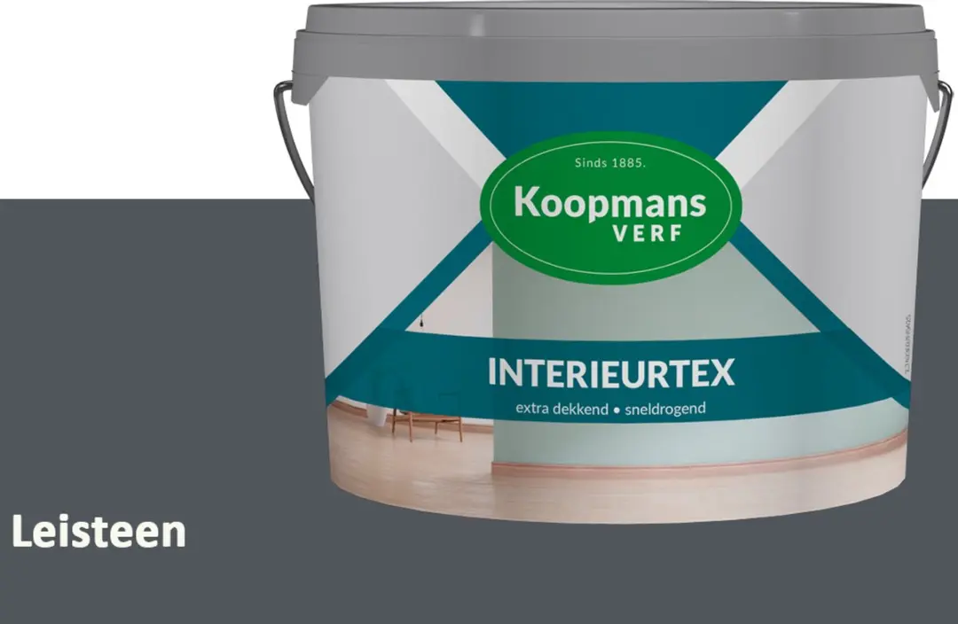 Koopmans Interieurtex Matte Muurverf Leisteen 2,5L
