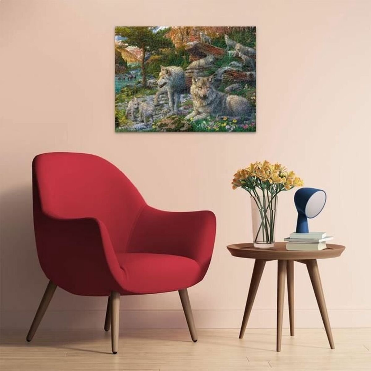 Puzzel Ravensburger Wolves in Spring