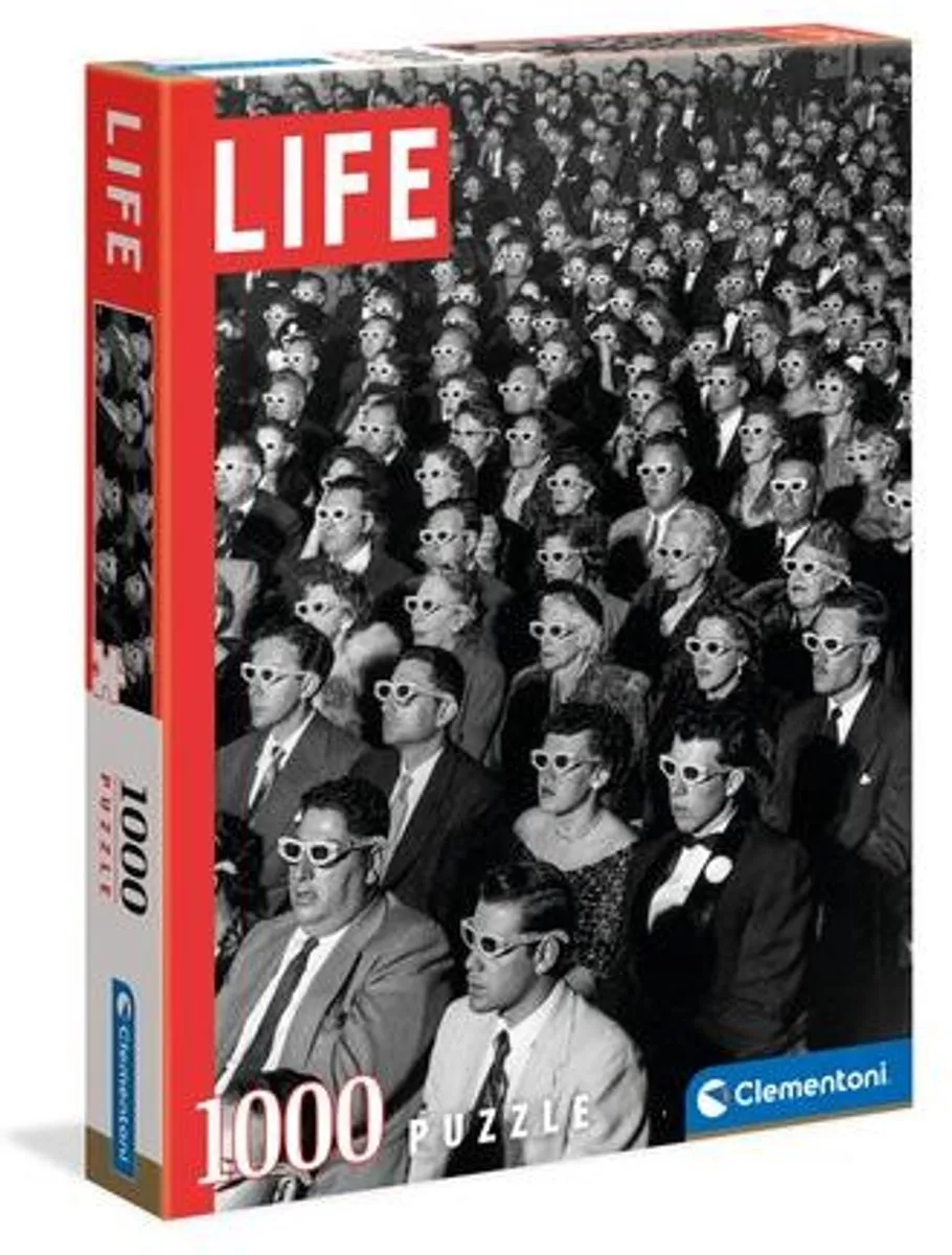Clementoni In 3D LIFE Collection Puzzel 1000 Stuks - Rood/Wit/Zwart - afbeelding 6 van 6