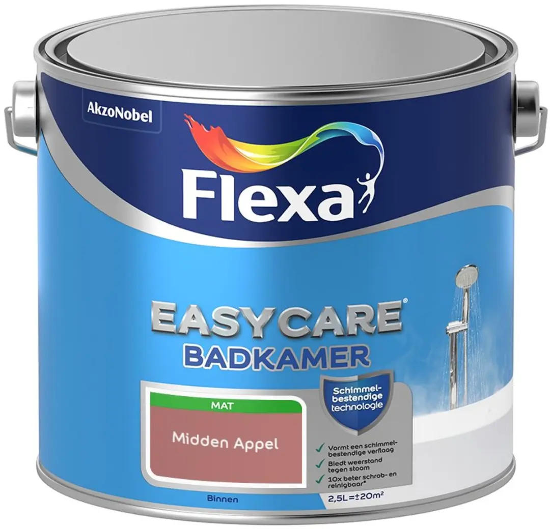 Flexa Easycare Badkamer Midden Appel Mengverf 2,5L