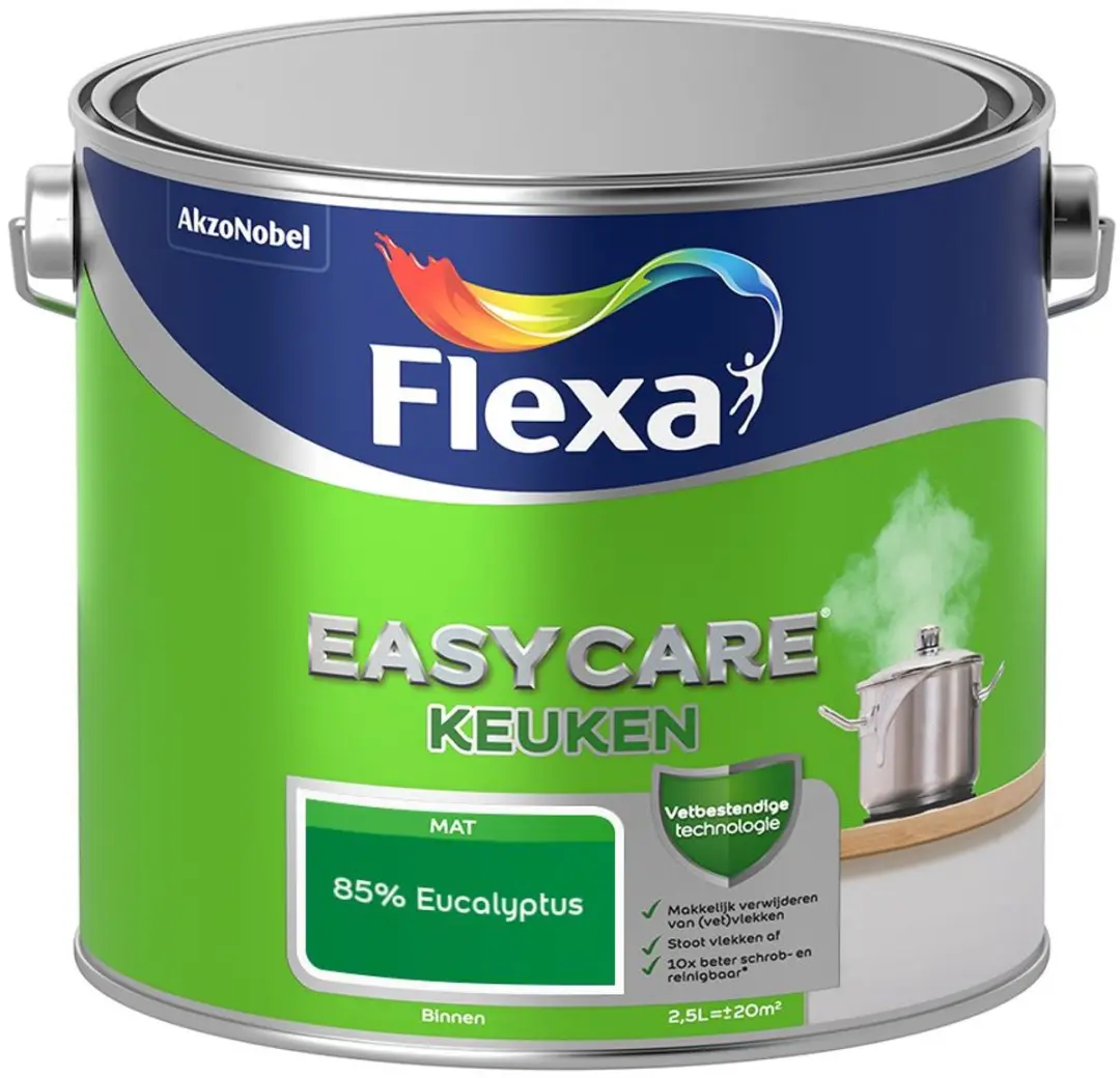 Flexa Easycare Keukenverf 85% Eucalyptus