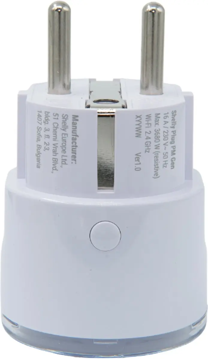 Shelly Plug PM Gen3 - Wit