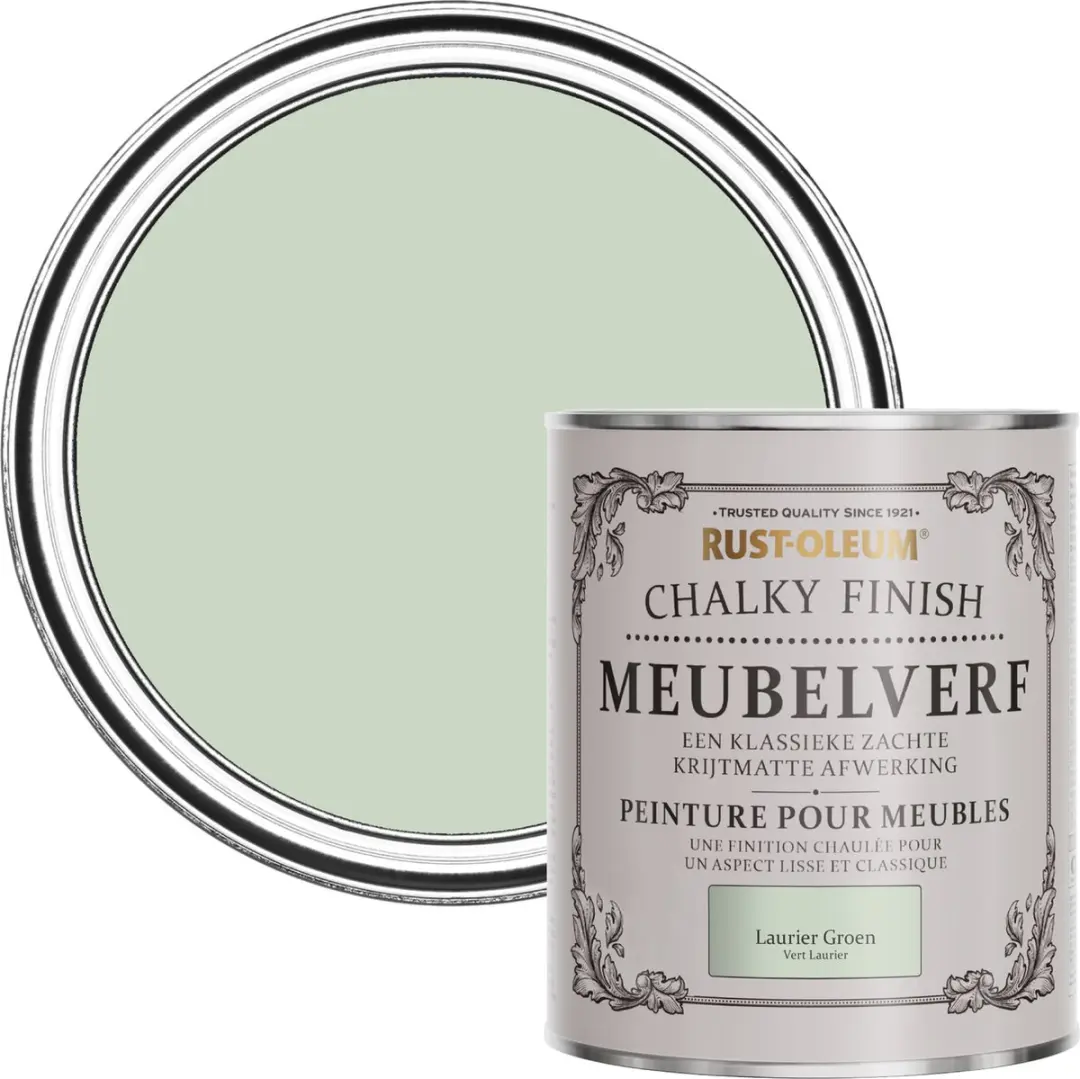 Rust-Oleum Groen Chalky Finish Meubelverf 750ml