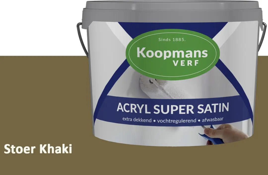 Koopmans Acryl Super Satin Zijdeglans Muurverf 1L