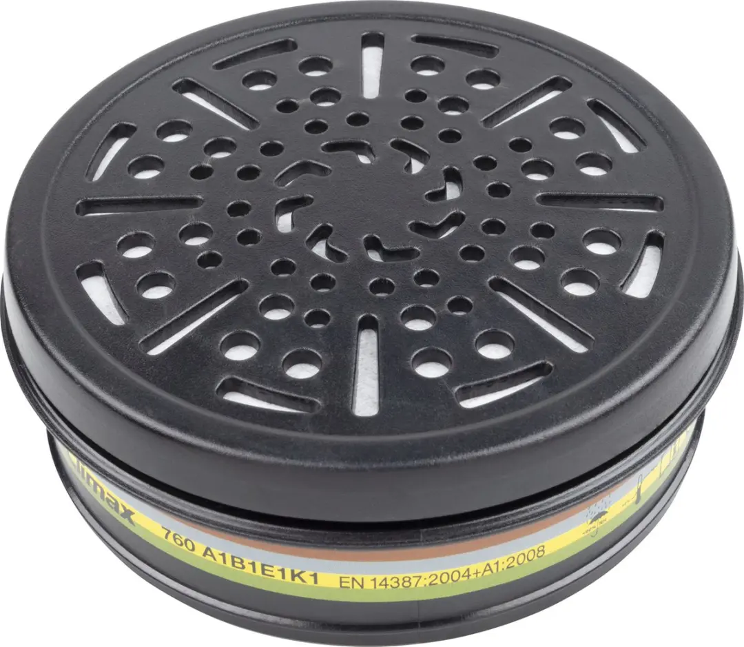 Wolfcraft Halfgelaatsmasker ABEK Filter 4951000 - Zwart - afbeelding 2 van 4