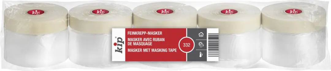 Kip 332 Afdekfolie 300mm x 33m - Meerkleurig