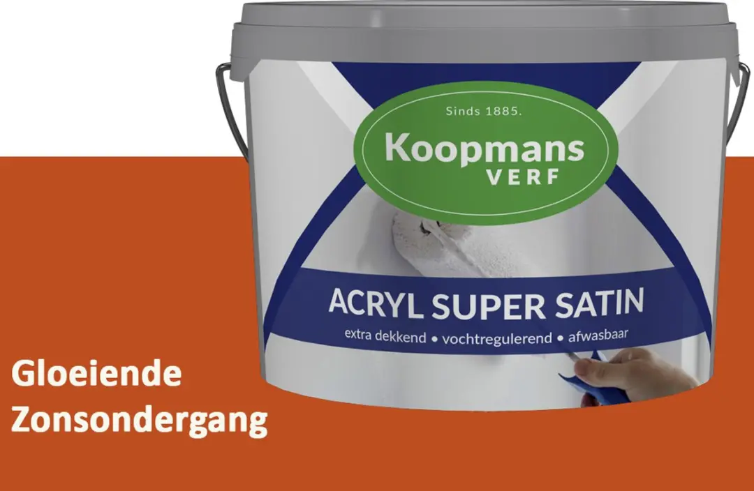 Koopmans Acryl Super Satin Zijdeglans Muurverf 2,5L
