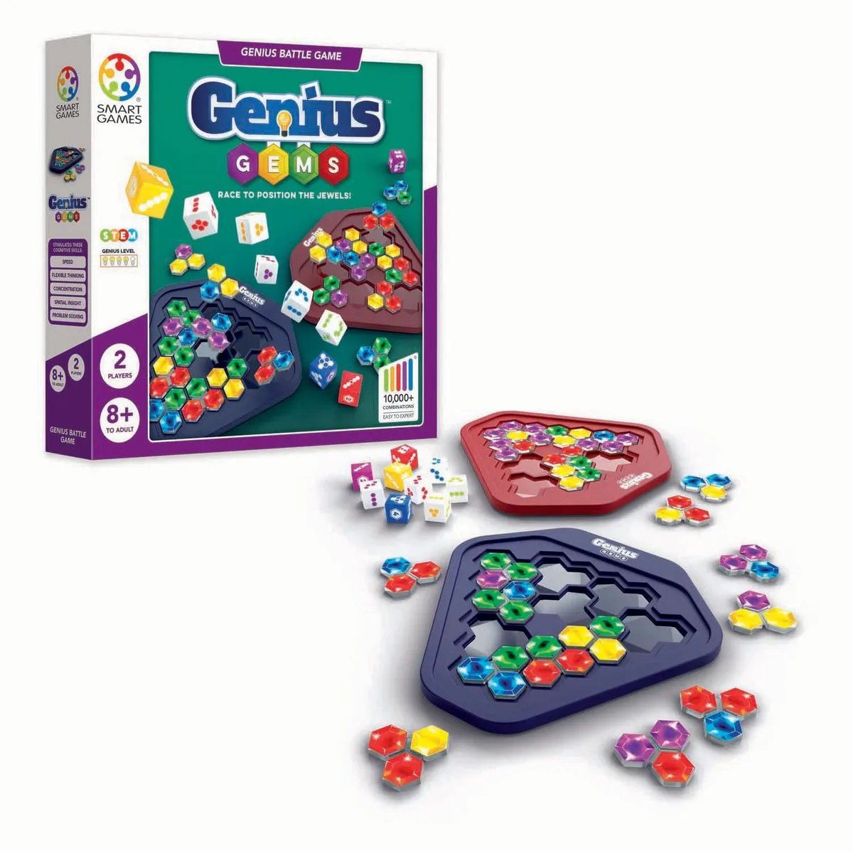 SmartGames Genius Gems SGHP 003 - 2 Spelers