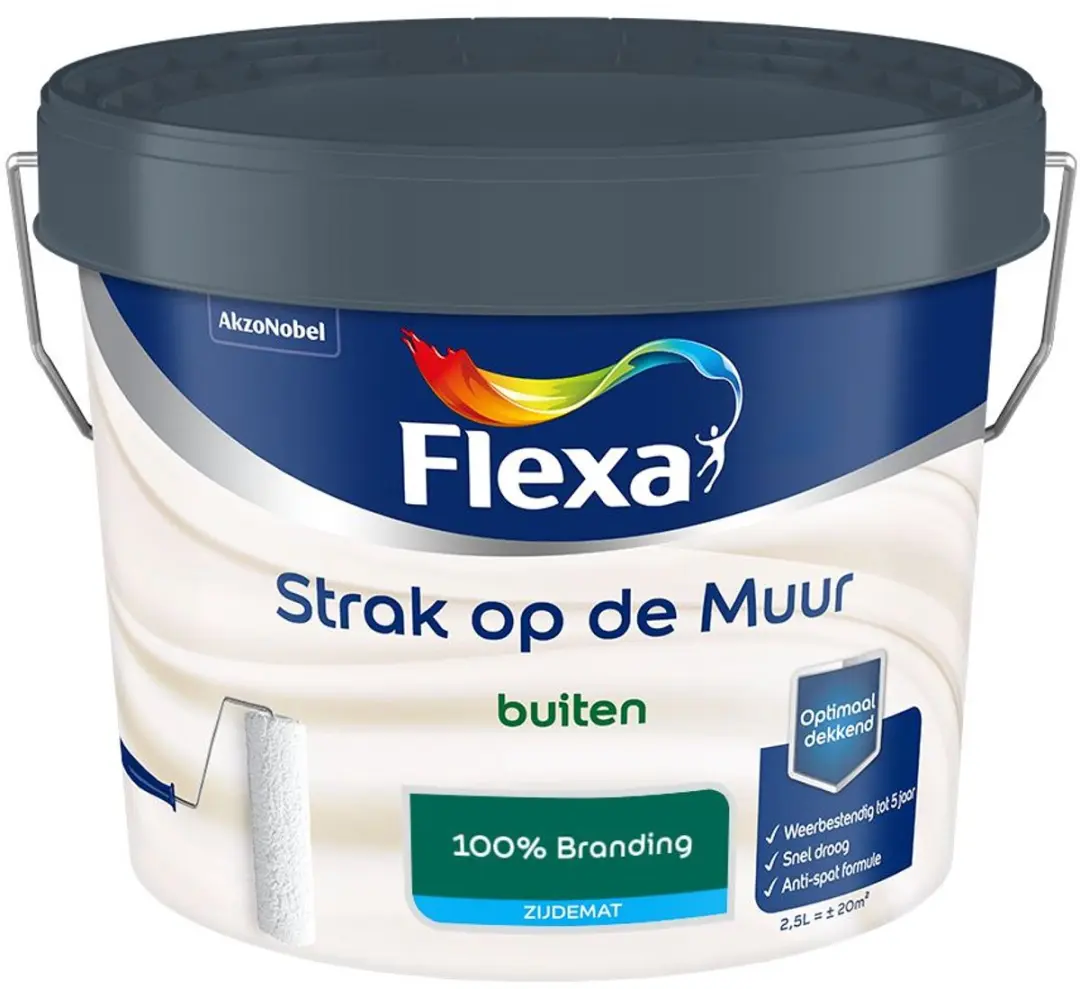 Flexa Strak Op De Muur Mengverf 2,5L
