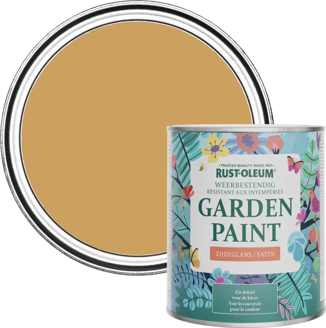 Rust-Oleum Dijon Tuinverf Zijdeglans 750ml