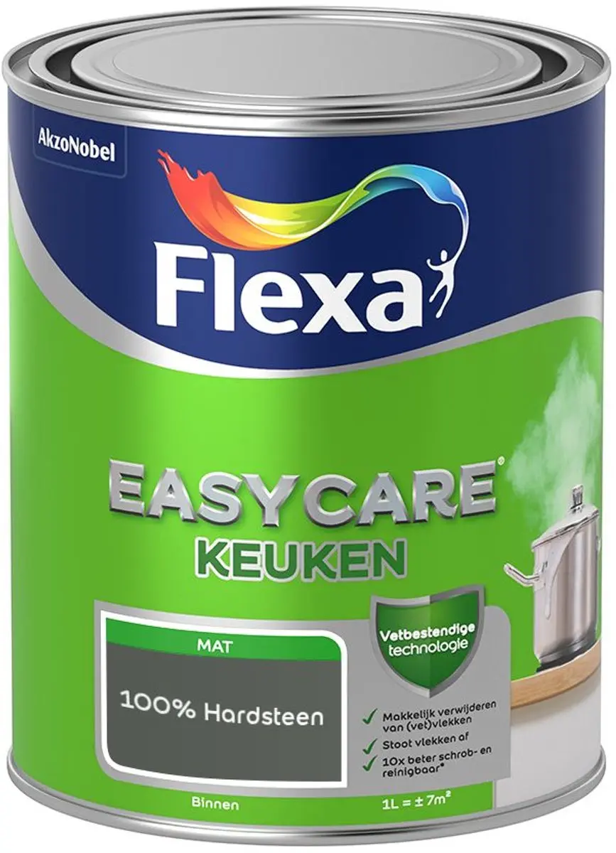Flexa Easycare Keuken Mengverf 100% Hardsteen 1L