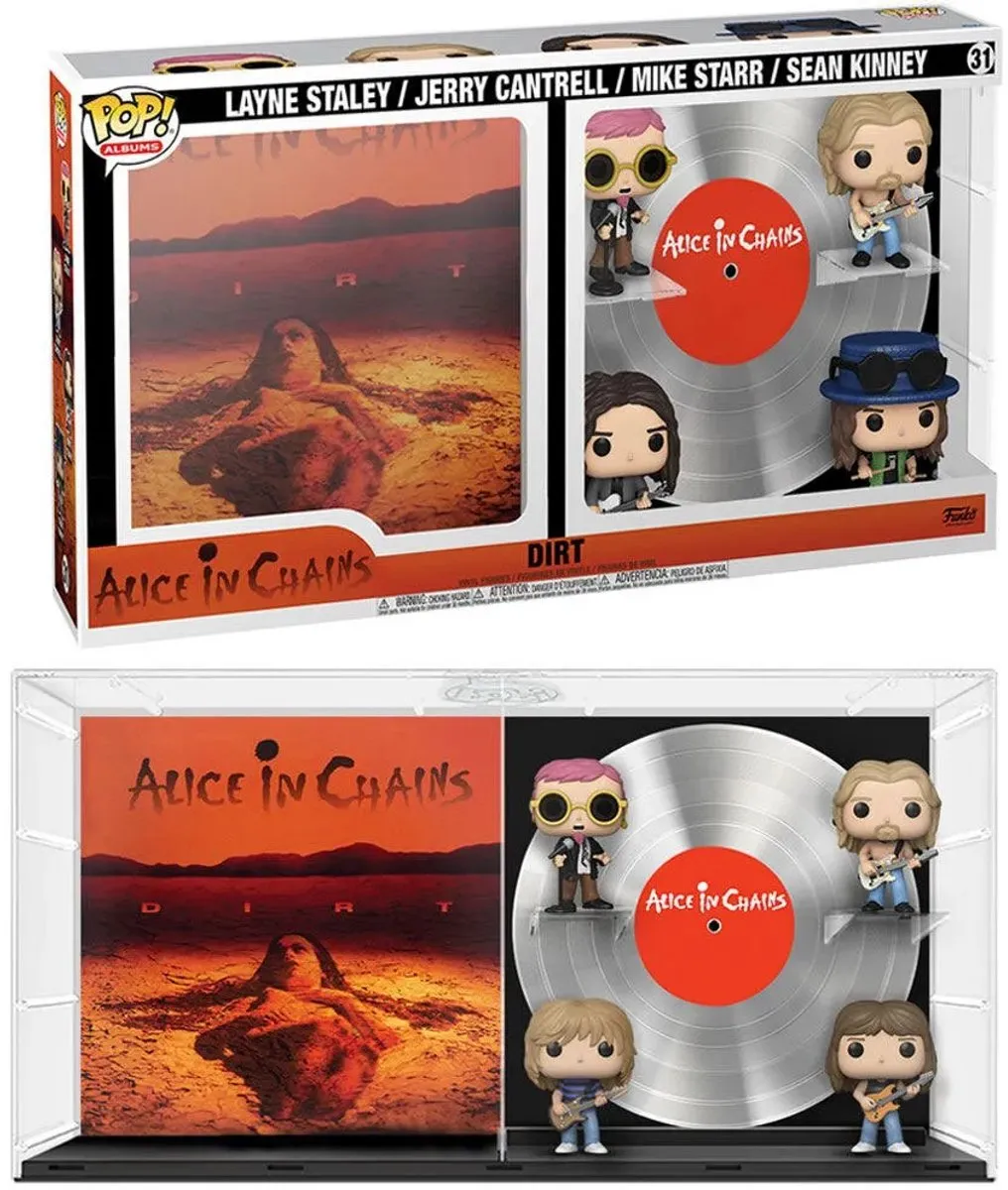 Funko POP! Alice In Chains Verzamelfiguur - Dirt Albums DLX 4-Pack - Multicolor
