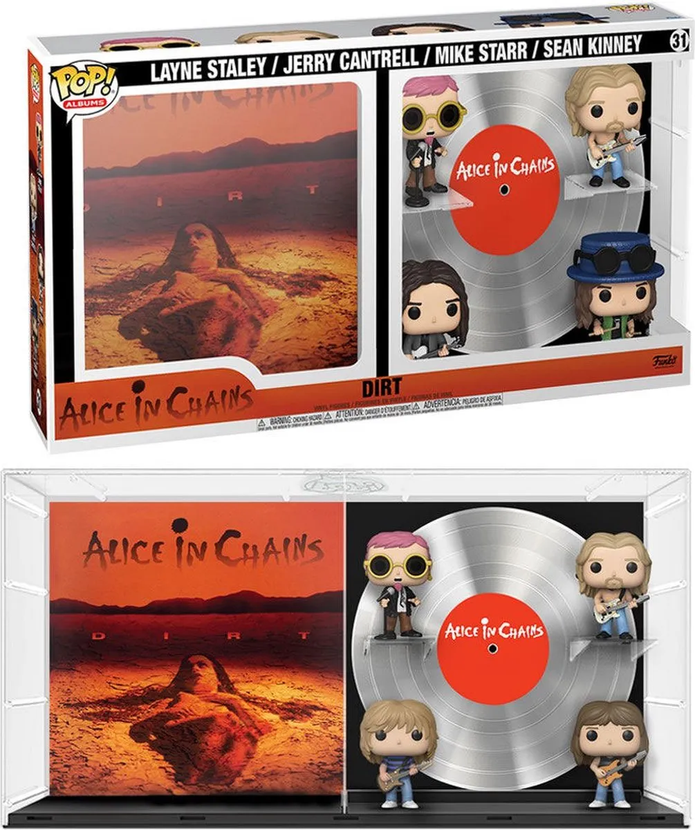 Funko POP! Alice In Chains Verzamelfiguur - Dirt Albums DLX 4-Pack - Multicolor