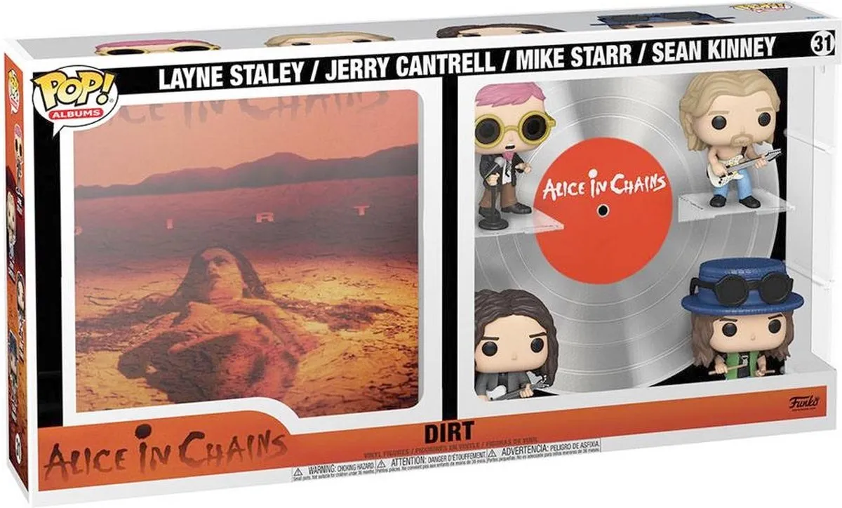 Funko POP! Alice In Chains Verzamelfiguur - Dirt Albums DLX 4-Pack - Multicolor