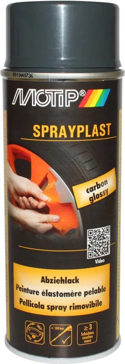 Motip Sprayplast 396540 Elastomere Bombe