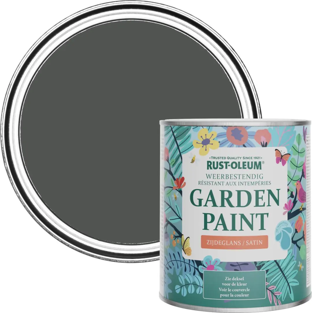 Rust-Oleum Donkergrijs Grafiet Tuinverf 750ml