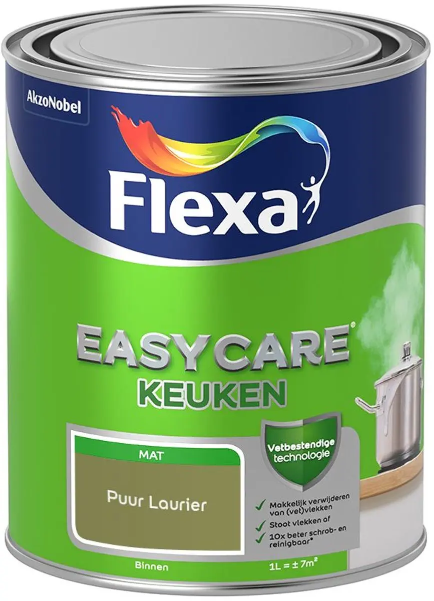 Flexa Easycare Keuken Puur Laurier Mengverf 1L