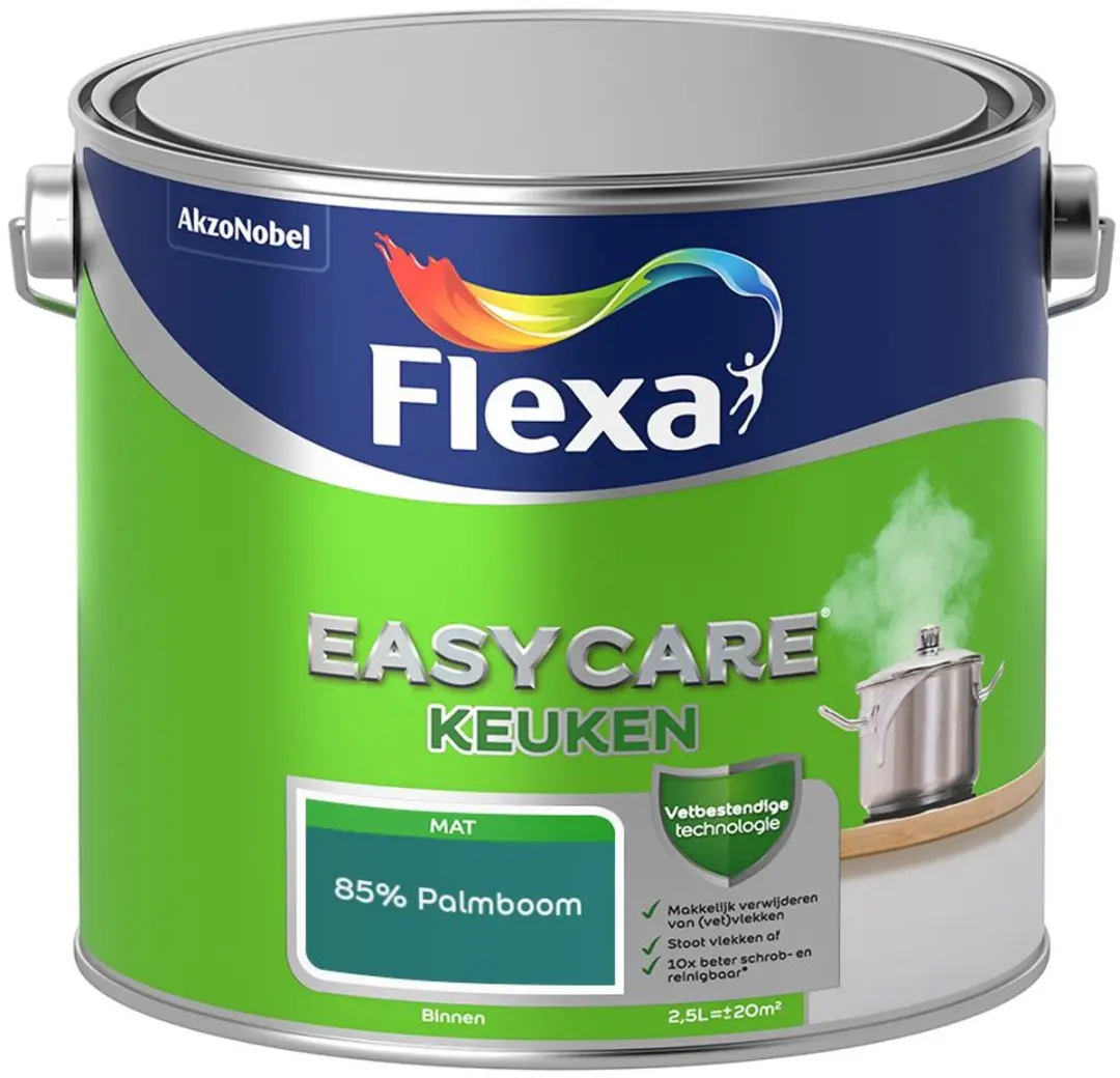 Flexa Easycare Keuken Mengverf 2,5L - 85% Palmboom