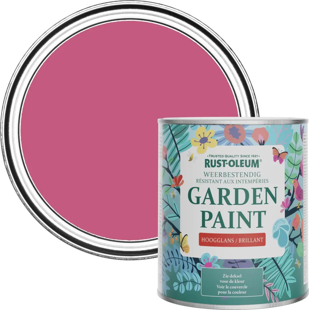Rust-Oleum Roze Tuinverf Framboos 750ml