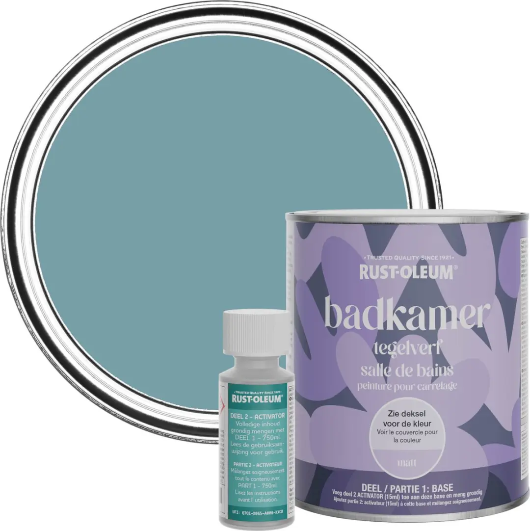 Rust-Oleum Blauw Badkamer Tegelverf Matt Stille Oceaan 750ml