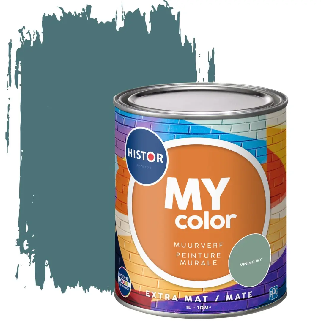 Histor MY Color Muurverf Extra Mat Groen 2.5L