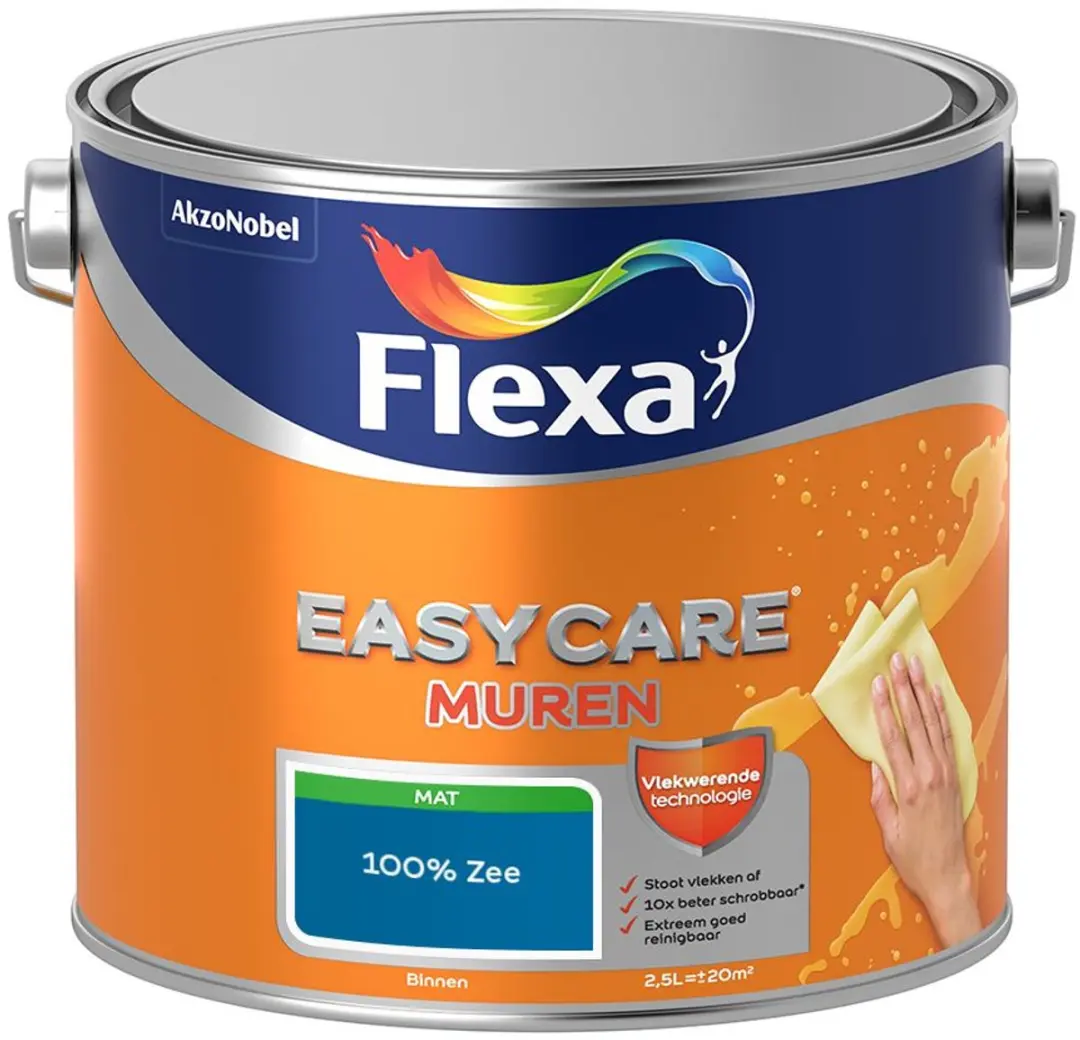 Flexa Easycare Muren 100% Zee Mengverf 2,5L