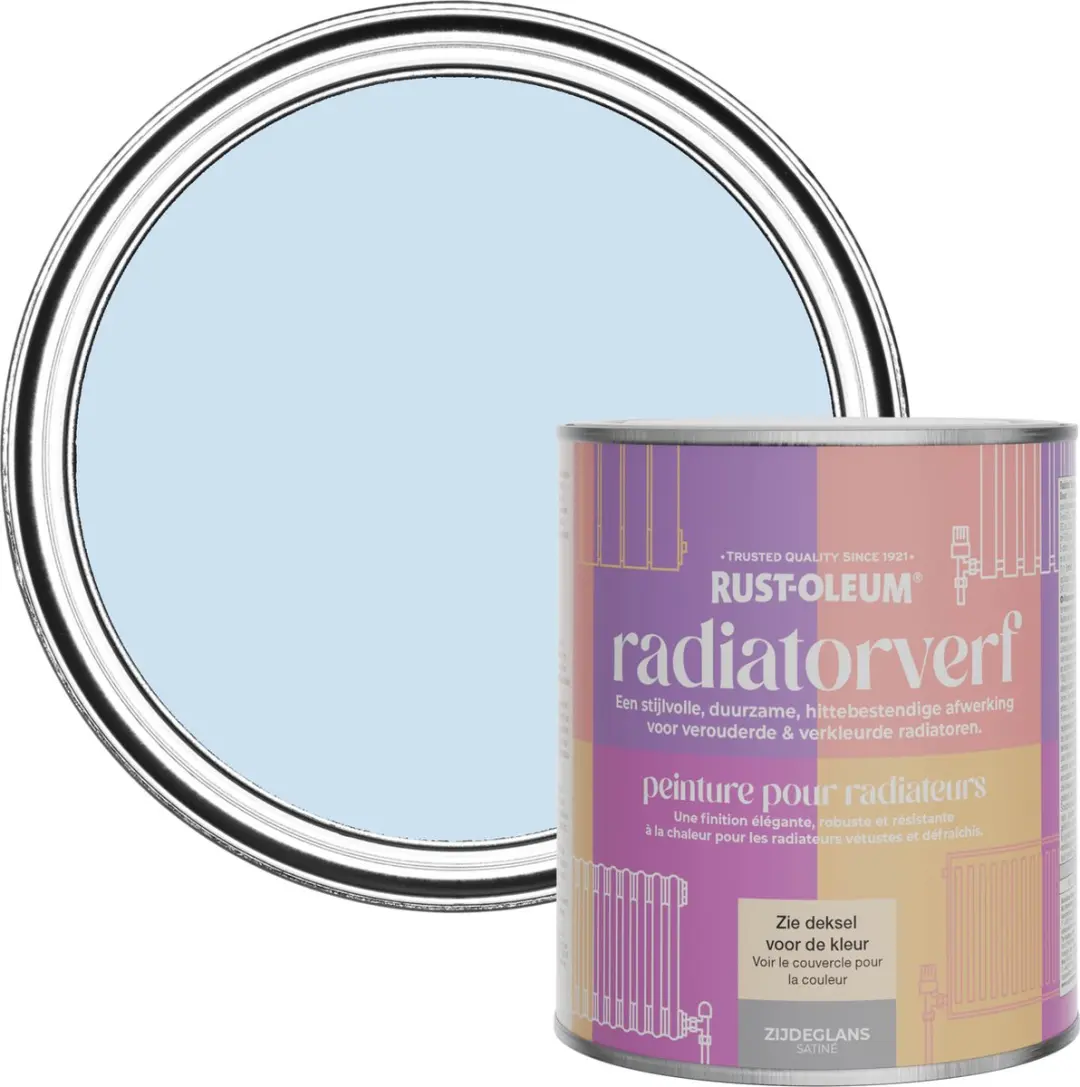 Rust-Oleum Poederblauw Radiatorverf 750ml