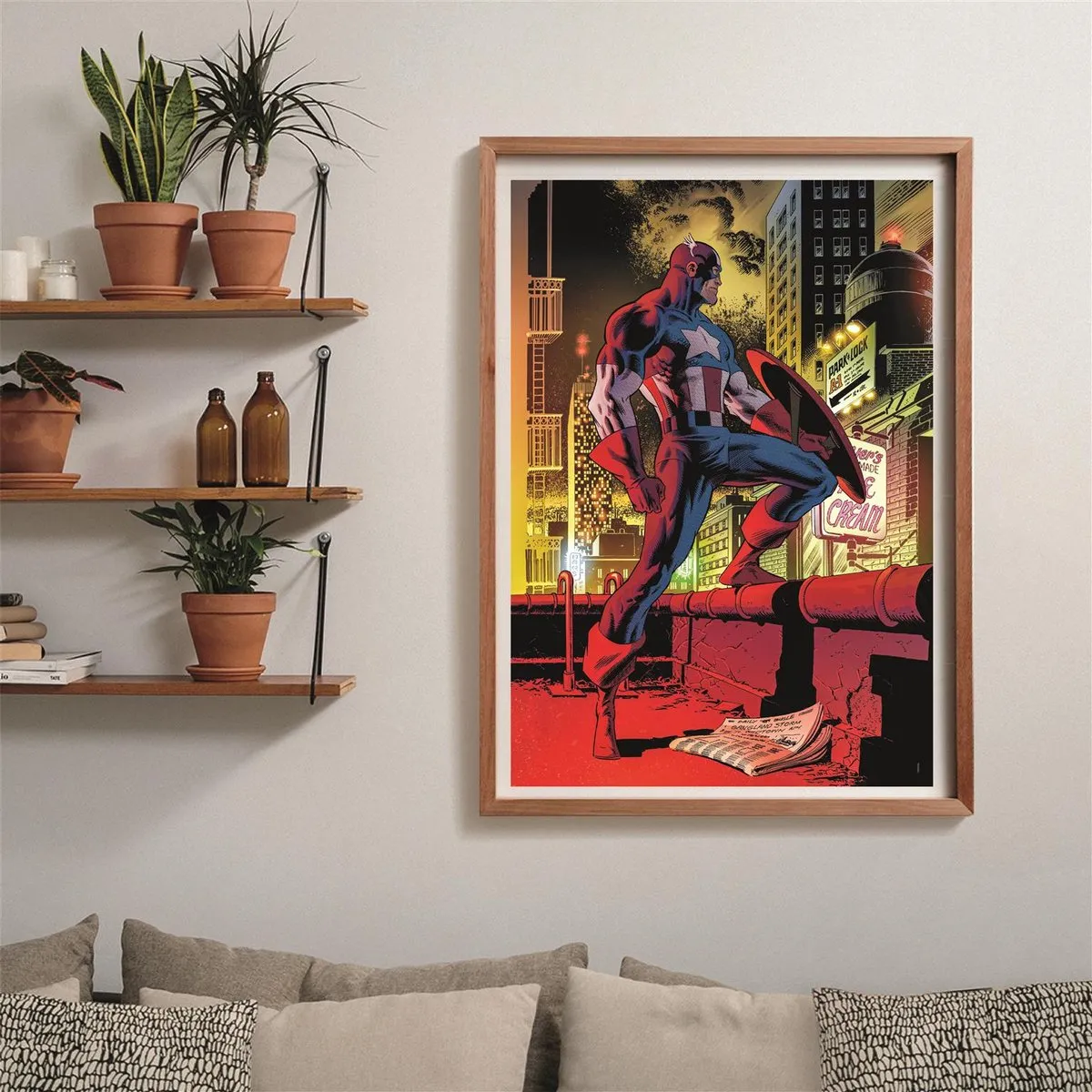 Clementoni Marvel Captain America Puzzel 1000 Stukjes - Multikleur
