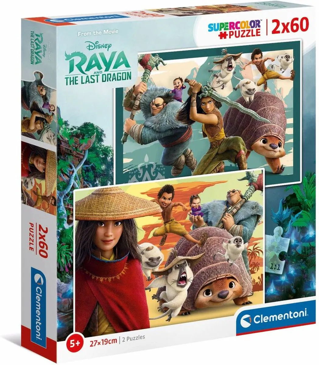 Clementoni Disney Raya The Last Dragon Kinderpuzzel 60 Stuks