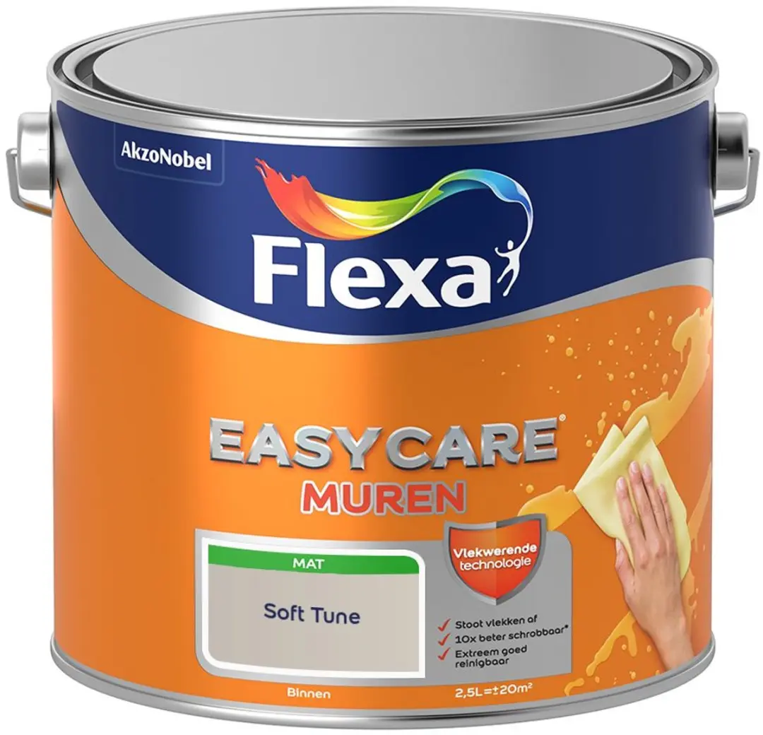Flexa Easycare Muren Mengverf Soft Tune 2,5L