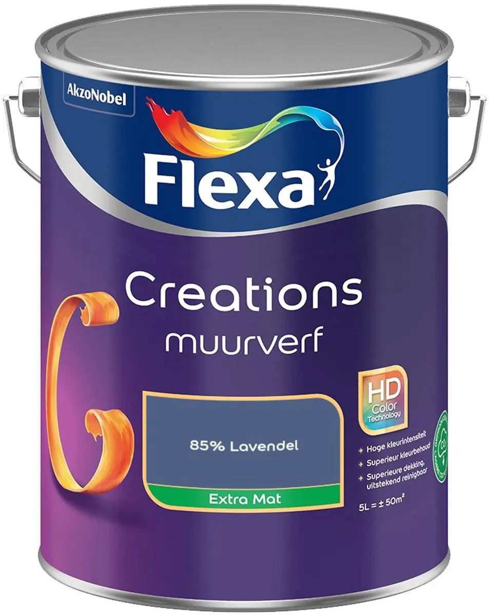 Flexa Creations Muurverf Extra Mat 85% Lavendel