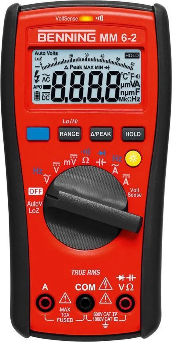 BENNING Multimeter MM 6-2 0,1-1000 V AC/DC