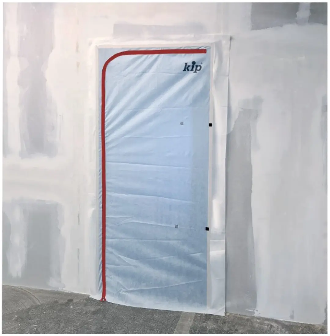 Kip Stofdeur Afplaktape 220x120cm - Wit