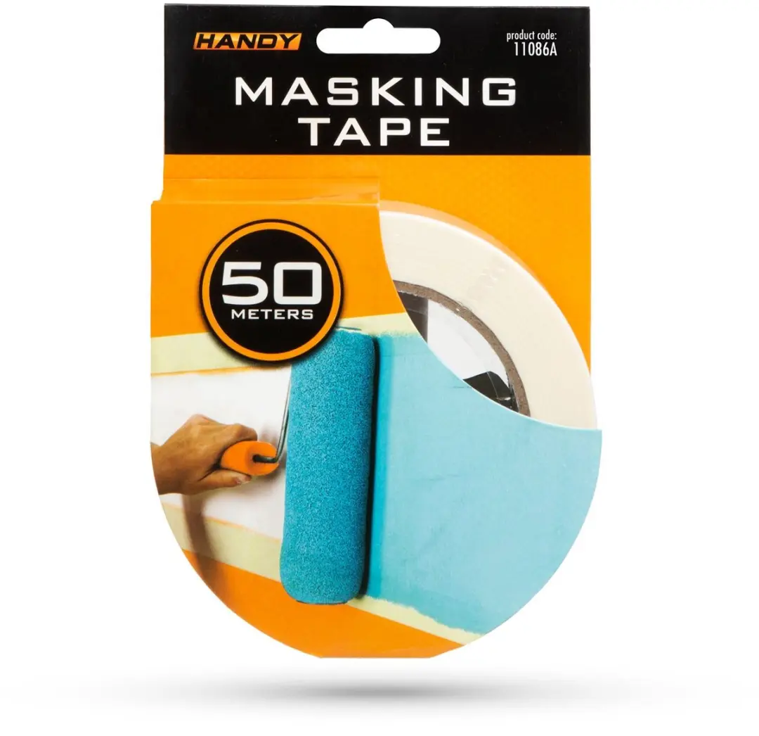 Handy Afplaktape Wit 24mm x 50m