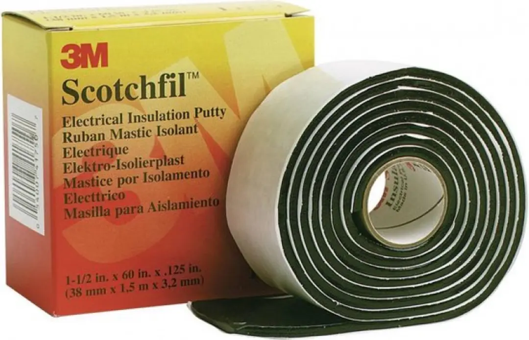 3M Scotchfil Zelfversinterende Rubbertape 38mm x 1,5m x 3,18mm - Zwart