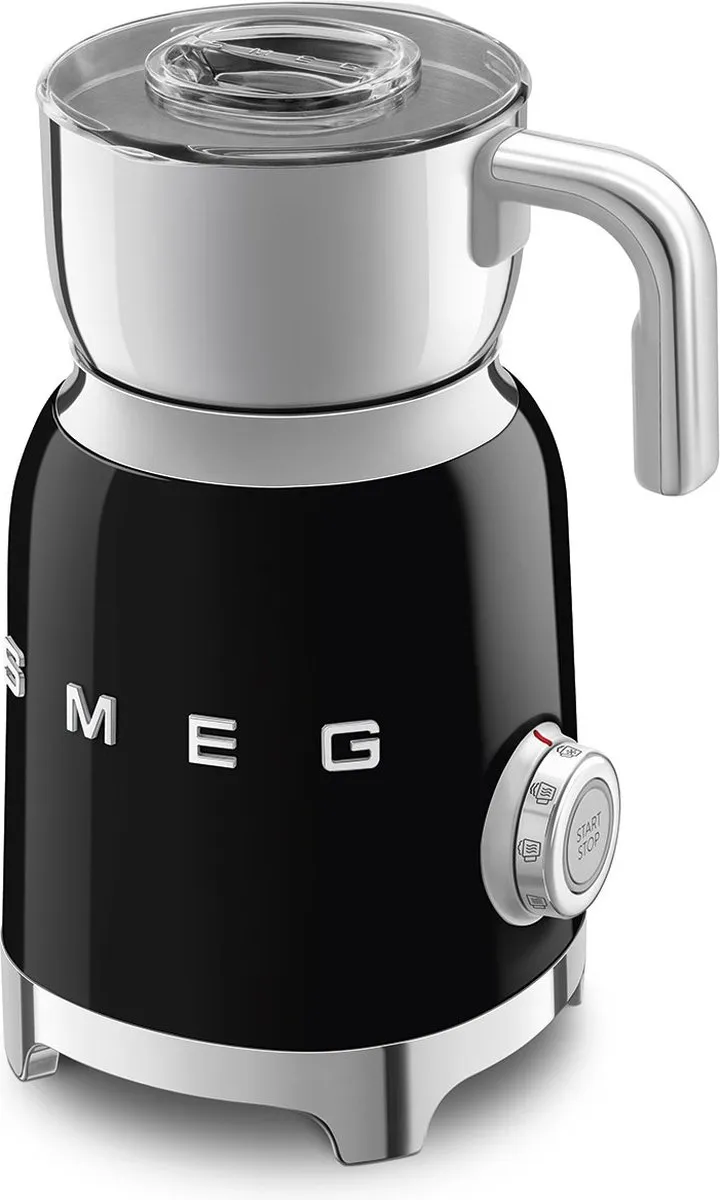 Smeg MFF11BLEU Melkopschuimer 600ml - 6 Snelheden - Zwart