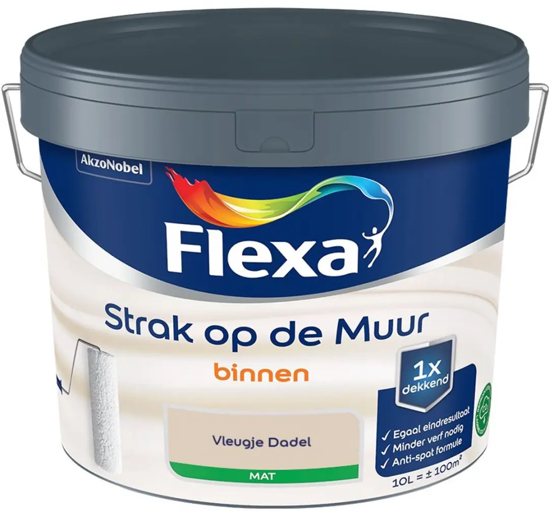 Flexa Strak Op De Muur Binnen Mat Vleugje Dadel