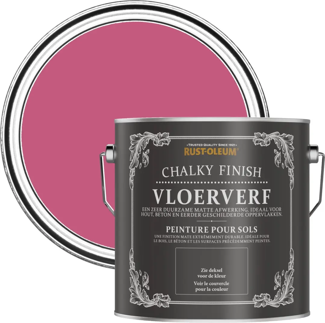 Rust-Oleum Roze Vloerverf Framboos 2,5L