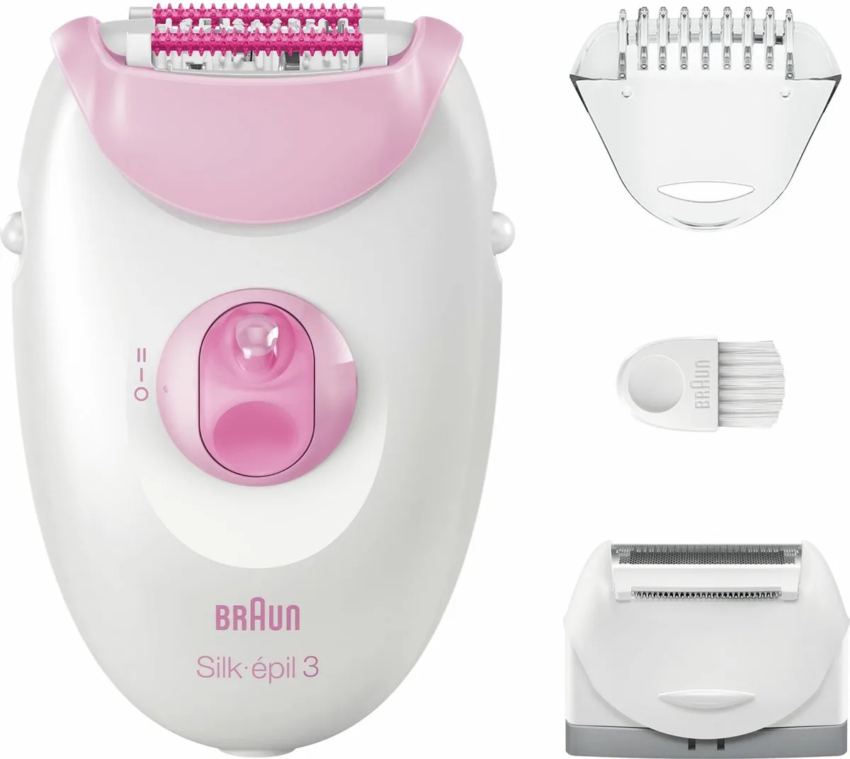 Braun SE3-031 Waterdichte Epilator - Roze/Wit