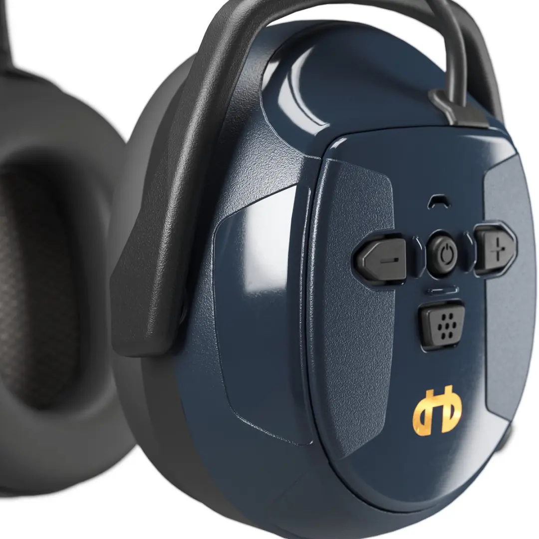 Hellberg Safety XStream Multi-Point Gehoorbescherming - Bluetooth - Donkerblauw