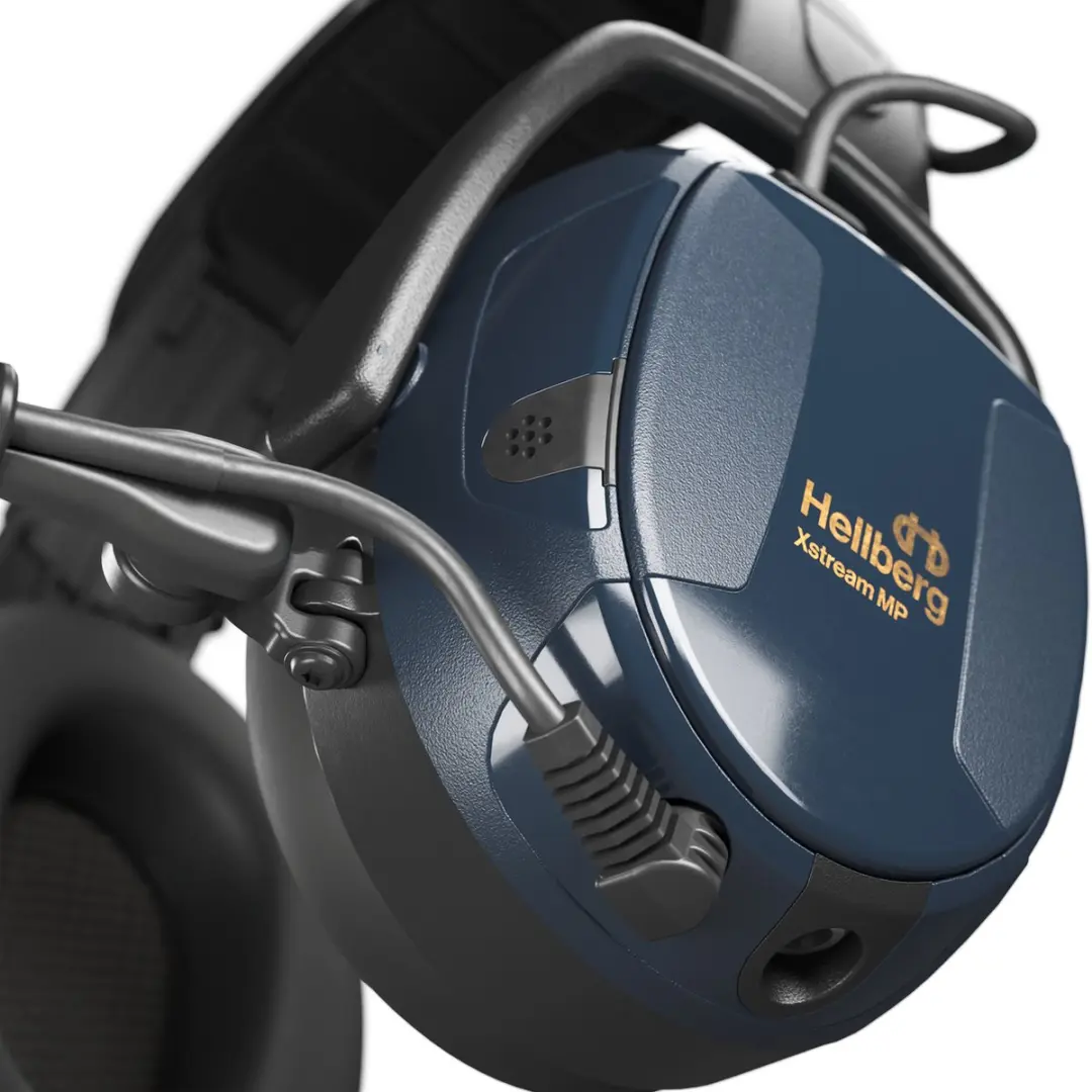 Hellberg Safety XStream Multi-Point Gehoorbescherming - Bluetooth - Donkerblauw