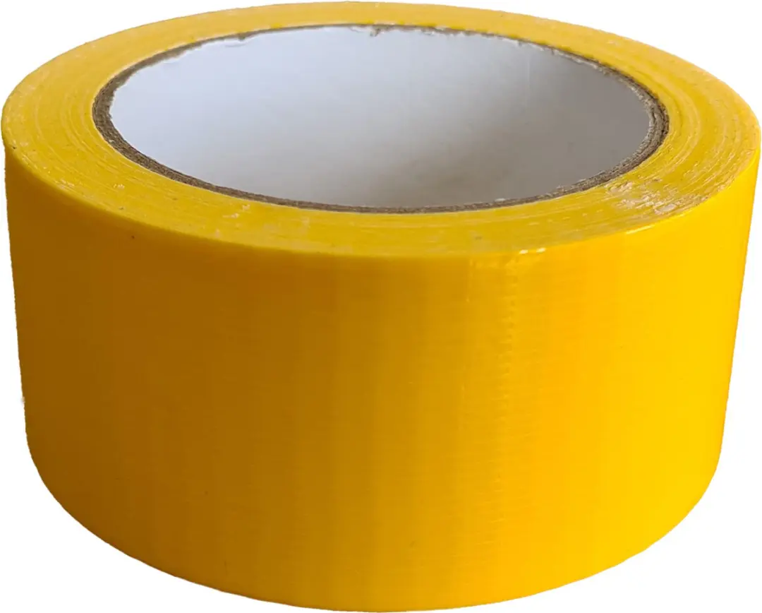Kortpack Ducttape Geel 50mm x 25m